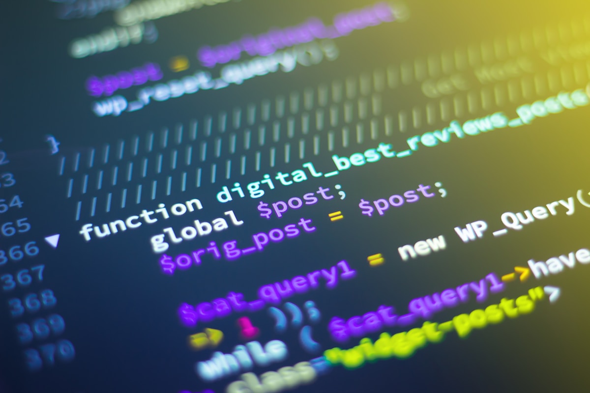 Close-up of database schema documentation on screen